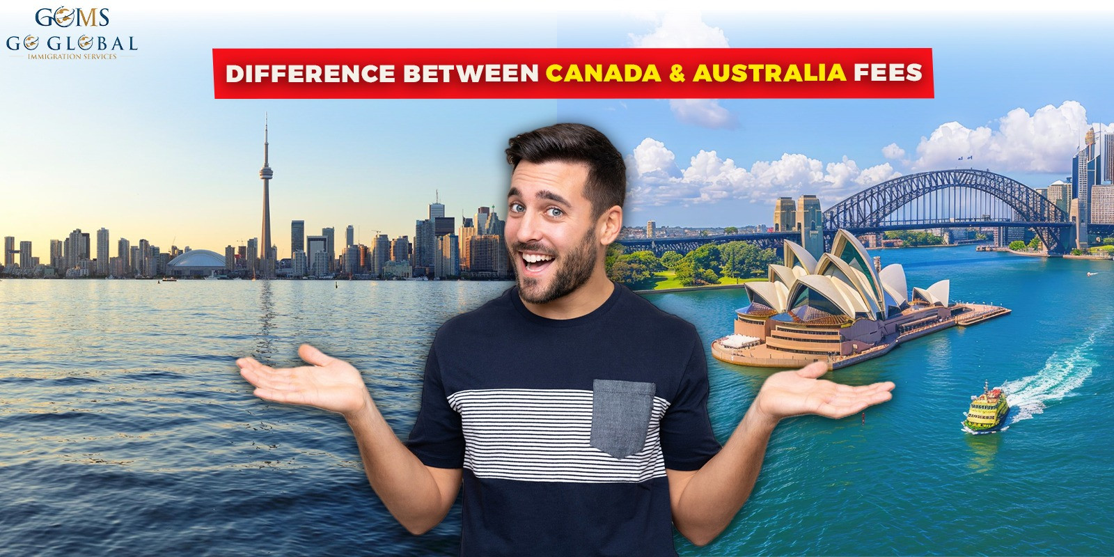 Difference between Canada & Australia fees