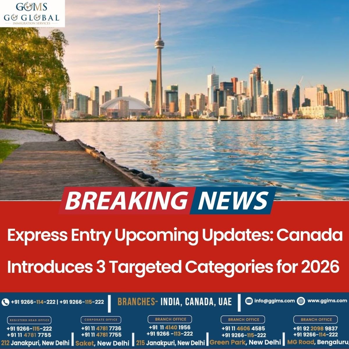 Express Entry Upcoming Updates: Canada Introduces 3 Targeted Categories for 2026