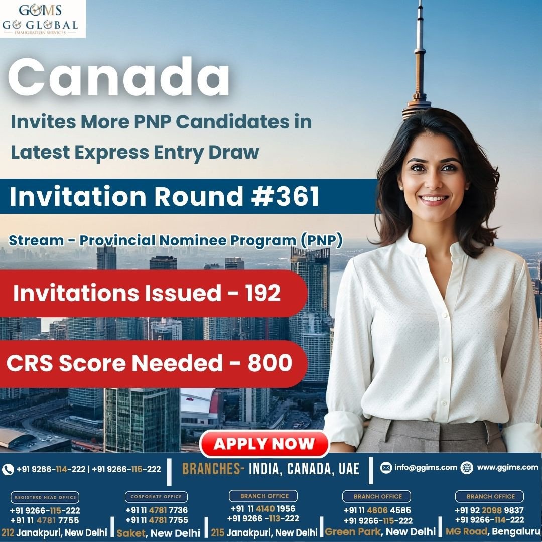 Canada Invites More PNP Candidates in Latest Express Entry Draw