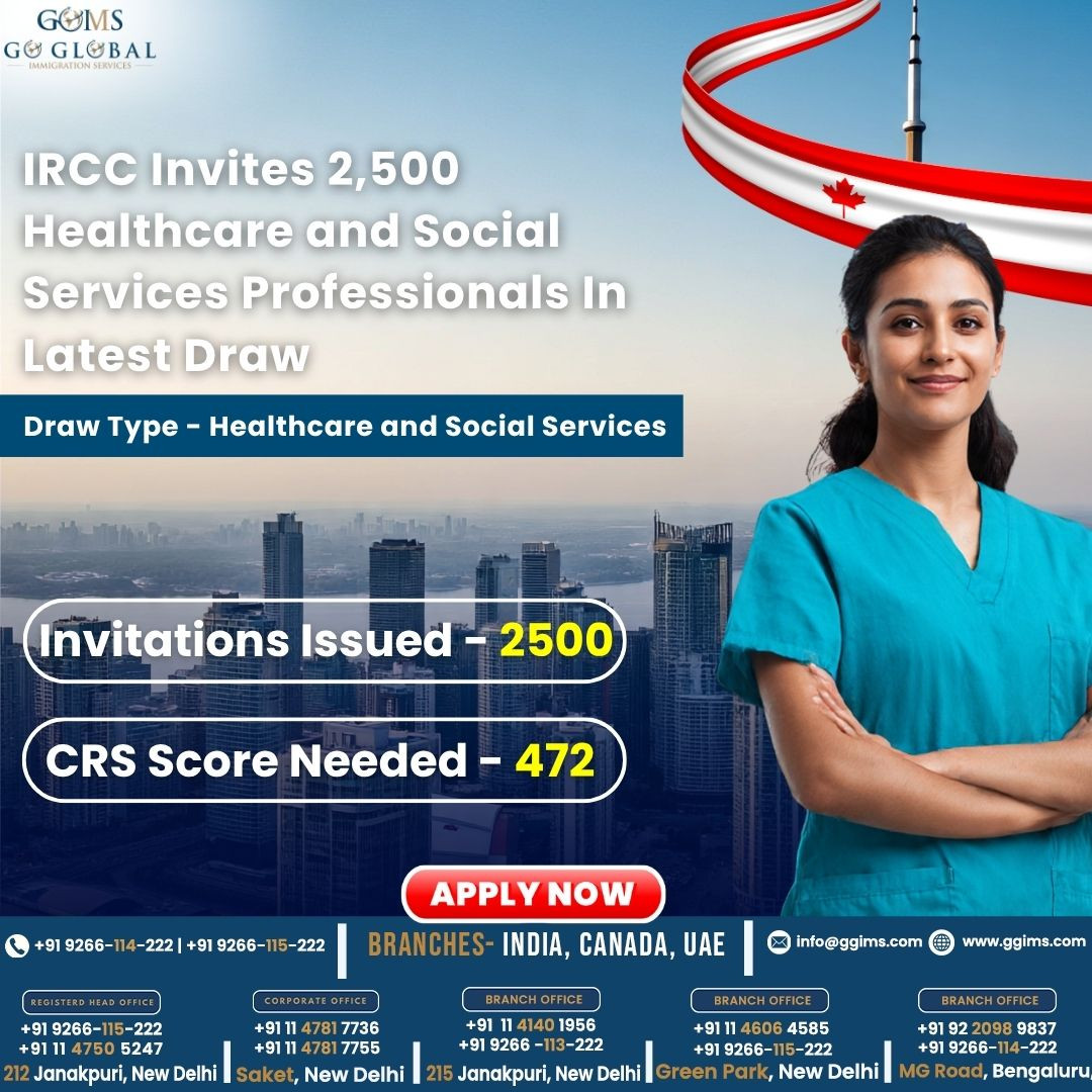 IRCC Invites 2,500 Healthcare and Social Services Professionals In Latest Draw