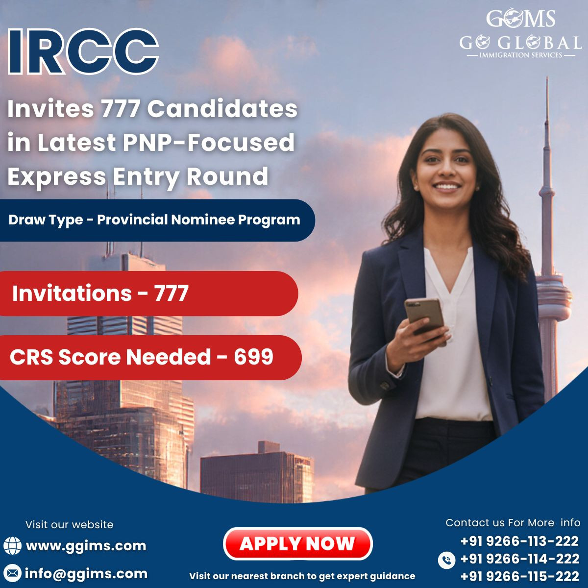 IRCC Invites 777 Candidates in Latest PNP-Focused Express Entry Round