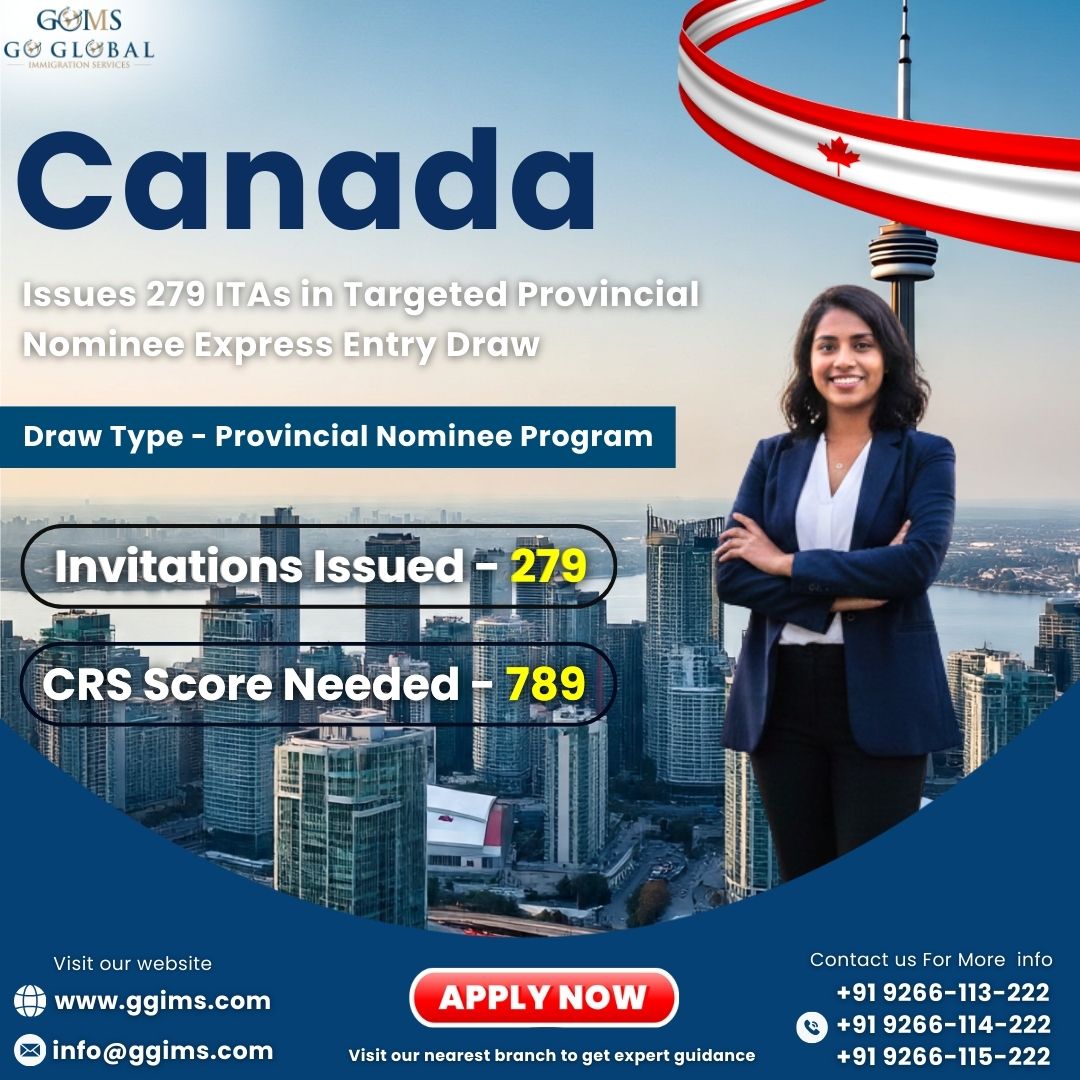 Canada Issues 279 ITAs in Targeted Provincial Nominee Express Entry Draw