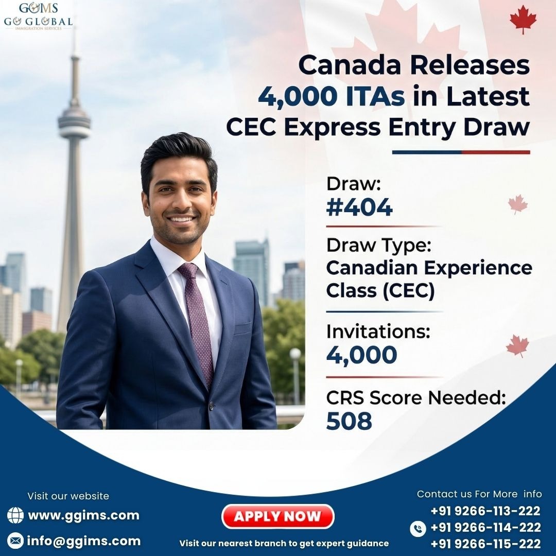Canada Releases 4,000 ITAs in Latest CEC Express Entry Draw